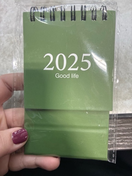 2025 Mini Desk Calendar - January 2026 to June 2027 Small Portable Desk Calendar Mini Scheduler Heavy Cardstock Double Coil With Marker Stickers For Home Office Desk Decoration?Outdoor Travel.?Mini Black)