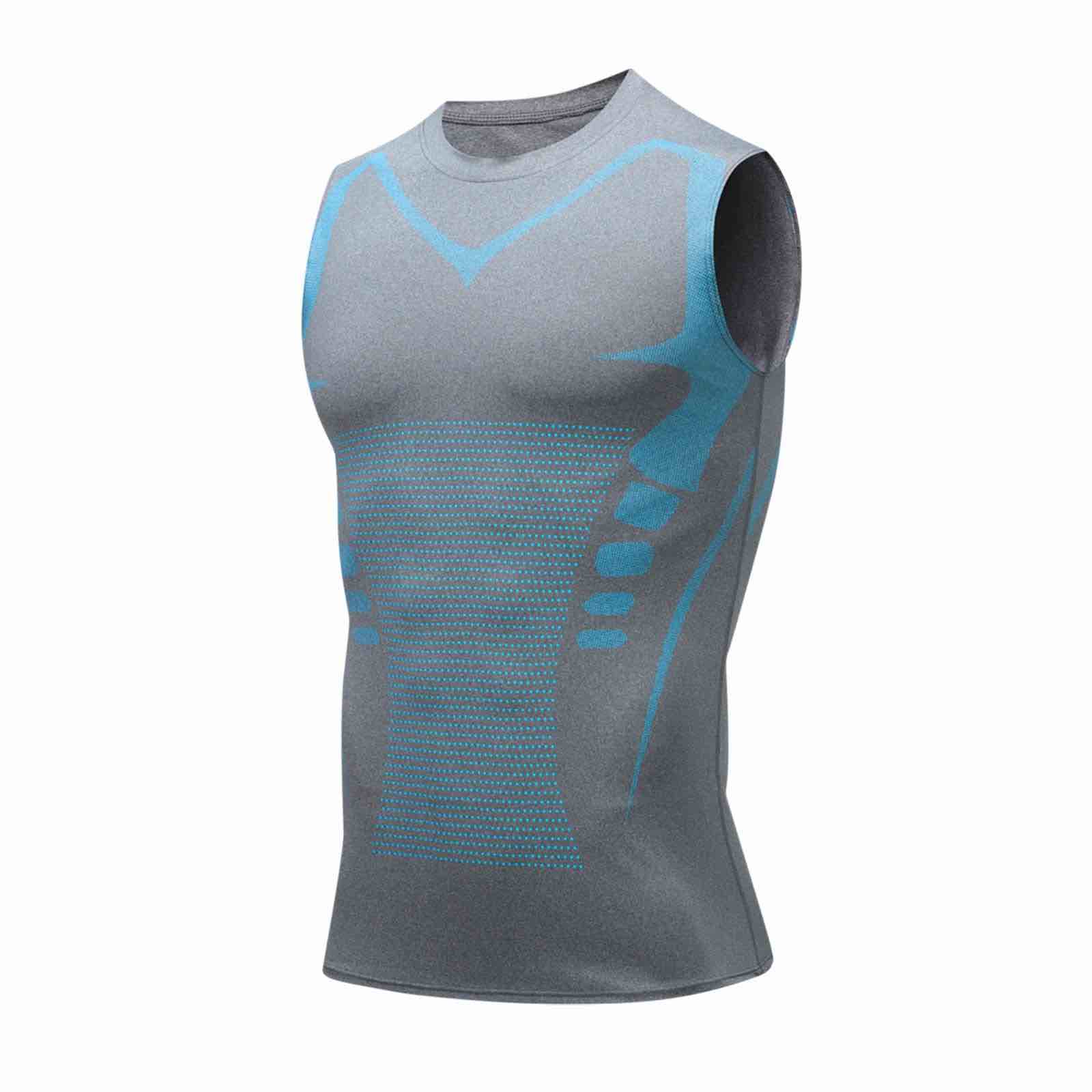 Mens Tank Tops,Sport Running Dry Fit Gym Shirt, Wicking Athletic Mesh Breathable Muscle Tee Workout Sleeveless Shirts