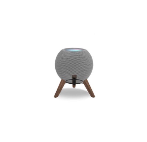 balolo Real Wood Tripod for HomePod Mini (Black Walnut)