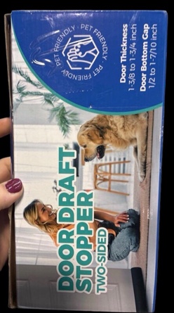 Door Draft Stopper, Reduces Air Draft, Draft Stoppers for Bottom of Door (Brown, 36 inch)