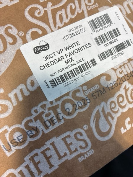Condition photo showing New/Like New for Frito Lay White Cheddar Snacks Favorites Variety Pack (Pack of 36), Vegetarian