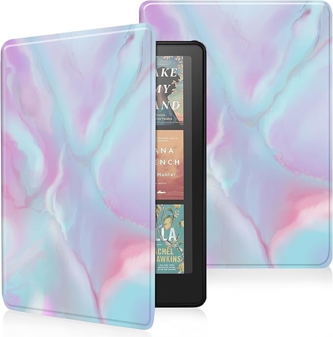 Tiorecime Case for 6.8" Kindle Paperwhite 11th Generation 2021 and Kindle Paperwhite Signature Edition, Lightweight Shell Protective Cover with Auto Sleep Wake for Kindle Paperwhite 2021, Light Green