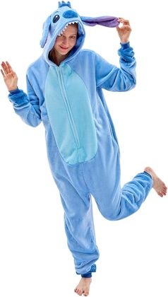 (Medium) VEULENT Adult Onesie Pajamas Unisex Animal One-Piece Cartoon Costume Cosplay Homewear Sleepwear Partywear For Men Women
