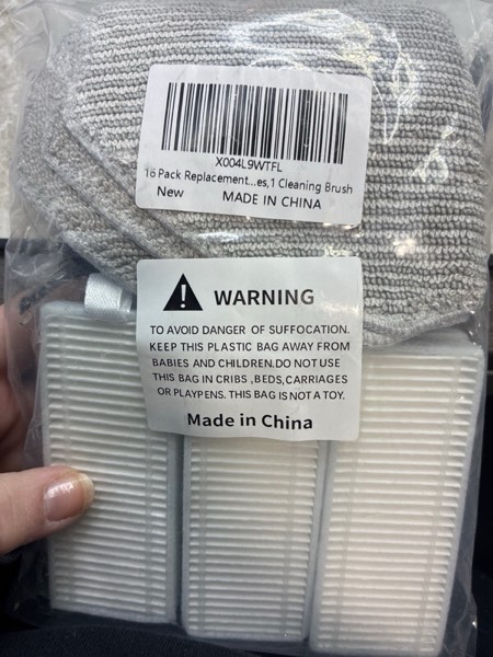 16 Pcs Replacement Parts Kit for Laresar Clean Robot Vacuum Cleaner  