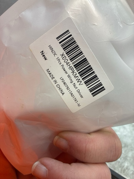 Condition photo showing New/Like New for HINZIC 1 Piece Power Wing Nut Driver