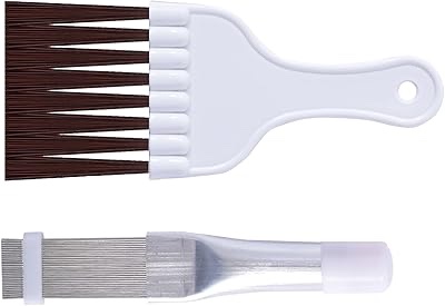 2pcs air conditioner fin comb cleaner kit ac coil cleaning brush condenser fin straightener ac evaporator comb radiator repair clean tool(2)