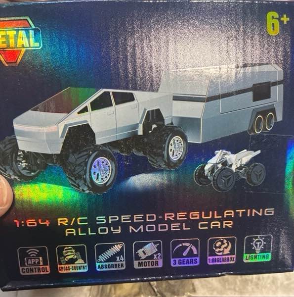 Condition photo showing New/Like New for OSIMILY MINI RC Car — APP Controlled 1:64 Scale Alloy Off Road MINI RC Truck | Remote Control Car Speed/Steering Adjustable | 2.4Ghz Monster Truck Toys | Birthdays Gift for Boys Girls & Adults