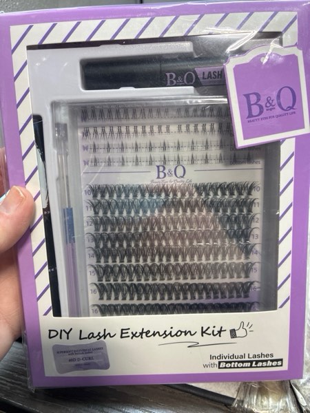 Condition photo showing New/Like New for B&Qaugen B&Q Eyelash Extension Kit with Bottom Lash Extension 10-18mm 40D D Curl Lash Clusters Kit with Bottom Lashes DIY Lash Extension Kit Bond and Seal Lash Applicator (Kit-40D-D-MIX10-18)