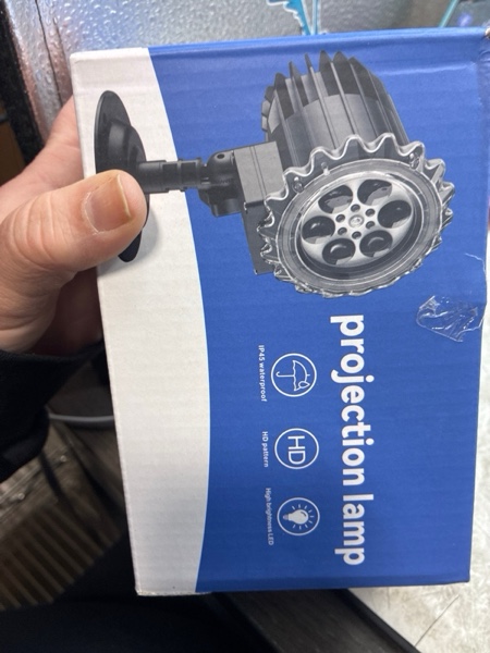 Condition photo showing New/Like New for Halloween Projector Light Outdoor, 3D Dynamic Skull Ghost Projector Decorations Lights, Waterproof Light for Halloween Party Yard Decor, Home Window Wall Decor (Plug in and Use Directly)