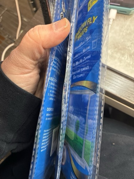 Condition photo showing New/Like New for Garsum Window Fly Traps Indoor, Fly Paper Bug Sticky Strips, House Fly Killer Window Decal Non-Toxic,4 Pcs 4 Traps
