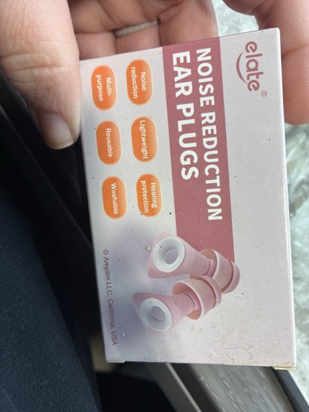 Condition photo showing New/Like New for Elate Fashionable Customizable Ear Plugs with 3 Interchangeable Color Rings – Stylish Silicone Hearing Protection for Sleep, Study, Travel, Autism, ADHD, Concerts & Swimming - Pink