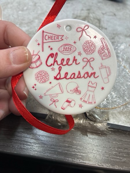 Condition photo showing New/Like New for Cheerleader Gifts Hanging Ornament
