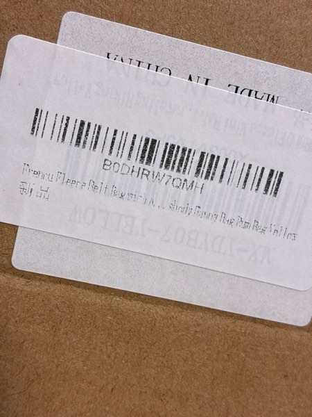 Condition photo showing New/Like New for Fleece Belt Bag with Adjustable Strap for Women and Men Crossbody Fanny Bag Bum Bag Yellow