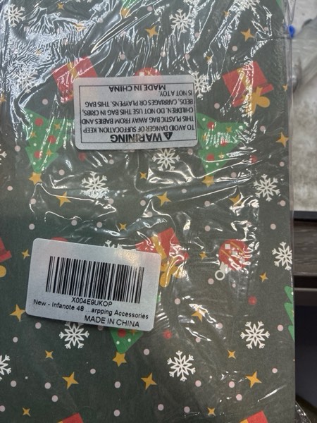 Condition photo showing New/Like New for Infanote 48 Pcs Christmas Goodie Bags Party Favors Sacks Bulk Gift for Kids Adults With Stickers Luxury Decoration Assorted Xmas Goody Holiday Warpping Accessories