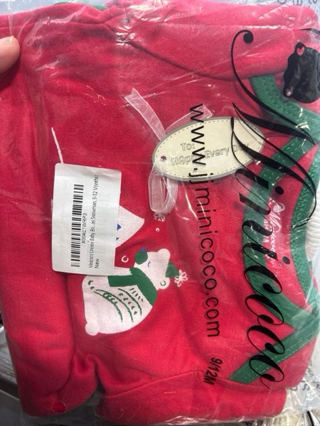 Condition photo showing New/Like New for Unisex Baby Bodysuits Multipacks – Super Soft CVC One-Piece Undershirt for Newborns and Infants (3, Santa Claus + Christmas Tree, 6-9 Months)