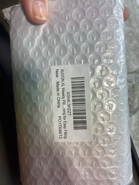 Condition photo showing New/Like New for AUVON XL Weekly Pill Organizer 2 Times a Day with One-Side Large Opening Design for Easy Filling, AM PM Pill Box 7 Day, Portable Travel Pill Case for Medication, Vitamins, Fish Oils, Supplements