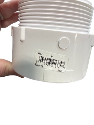 Condition photo showing New/Like New for Lasco K03090C 3 in. DWV PVC Male Adapter