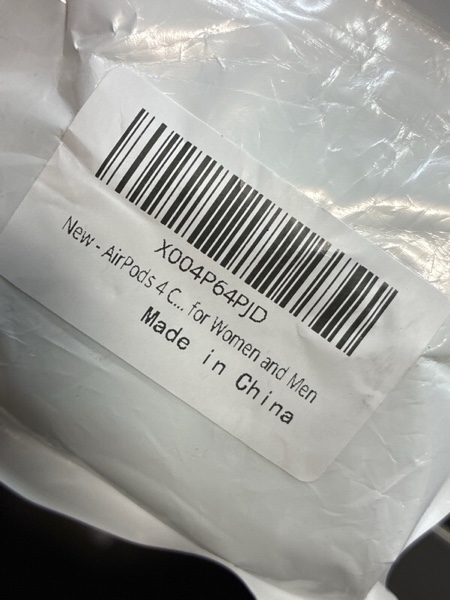 Condition photo showing New/Like New for Compatible with AirPods 4th Generation 2024 Case Cover – Soft TPU Shockproof Protective Cover with Keychain, Anti-Drop Design, Cute Fade-Resistant Patterns for Women and Men