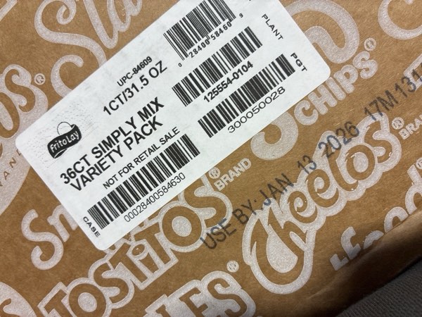 Condition photo showing New/Like New for Simply Snacks Variety Pack, 0.875 Oz Bag, 36 Count, Organic, Packaging May Vary (Exp Jan 13, 2026)