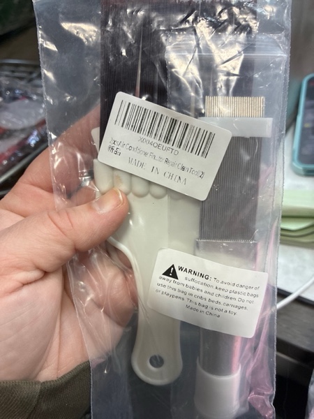 Condition photo showing New/Like New for 2pcs Air Conditioner Fin Comb Cleaner kit AC Coil Cleaning Brush Condenser Fin Straightener AC Evaporator Comb Radiator Repair Clean Tool(2)