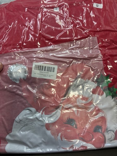 Condition photo showing New/Like New for Christmas Shirts for Women All Booked for Christmas Teacher Tshirts Book Lover Tee Tops 06 Red XX-Large