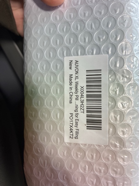 Condition photo showing New/Like New for AUVON XL Weekly Pill Organizer 2 Times a Day with One-Side Large Opening Design for Easy Filling, AM PM Pill Box 7 Day, Portable Travel Pill Case for Medication, Vitamins, Fish Oils, Supplements