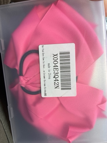 Condition photo showing New/Like New for Hair Bows for Women for Graduation Cap Pink Bow Graduation Decoration