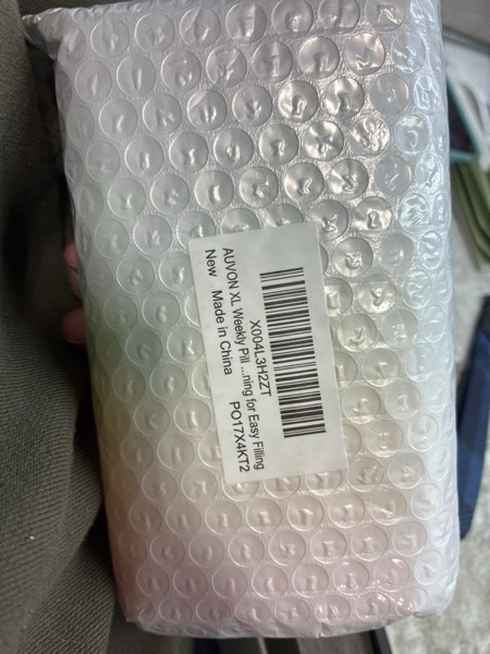 Condition photo showing New/Like New for AUVON XL Weekly Pill Organizer 2 Times a Day with One-Side Large Opening Design for Easy Filling, AM PM Pill Box 7 Day, Portable Travel Pill Case for Medication, Vitamins, Fish Oils, Supplements