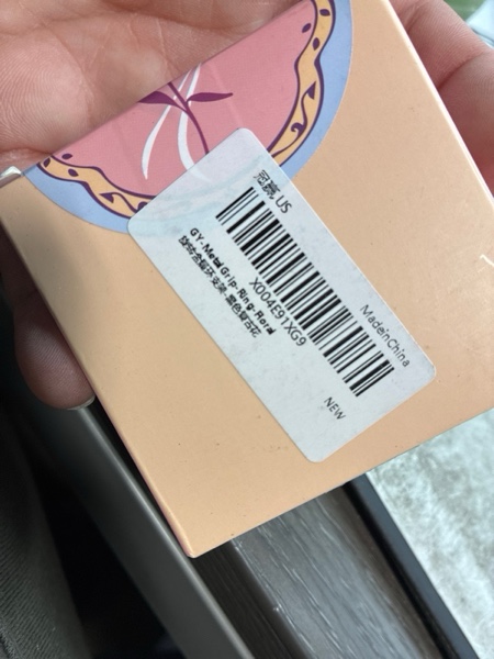 Condition photo showing New/Like New for Toycamp Phone Grip Ring Holder Stand - Stick Thin Magnetic Metal Phone Accessories Grip with 360° Rotation Adjustable Aesthetic Design for Women Girls Cute for iPhone Ring Holder Grip, Black Floral