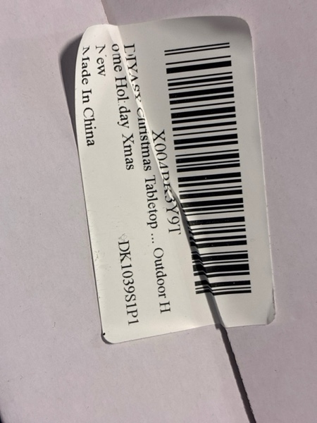 Condition photo showing New/Like New for DIYASY Christmas Tabletop LED Lighted Decorations, Wooden Table Centerpiece Decor Rustic Farmhouse Signs Xmas Tree Décor Winter Holiday Block Holiday Indoor Outdoor Room Party