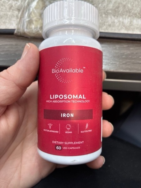 Condition photo showing New/Like New for Liposomal Iron | 60 Capsules | Maximum Absorption | Vegan & Gluten-Free