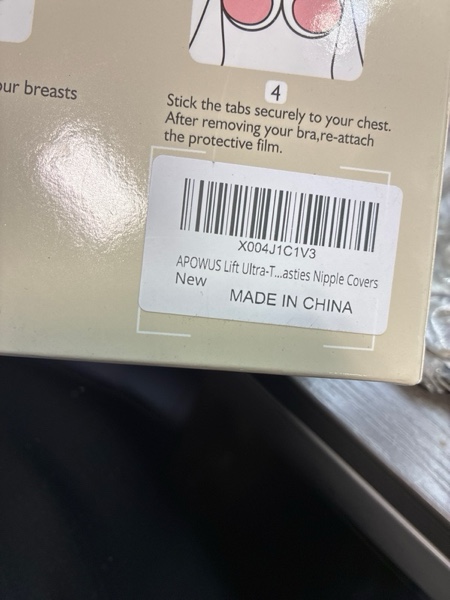 Condition photo showing New/Like New for APOWUS Sticky Bra Push Up,Adhesive Bras, Nipple Covers with Lift for Backless Strapless Dress 02