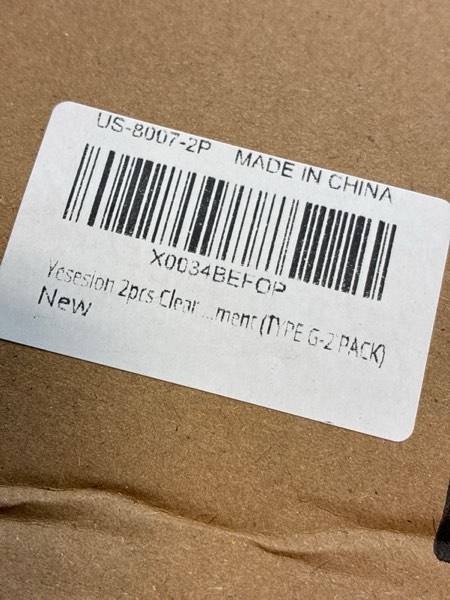 Condition photo showing New/Like New for Yesesion 2pcs Clear Plastic Cable Organizer Boxes with Adjustment Compartments, Desk Accessories Storage Case with Lid and 20 Wire Ties for Drawer, Office Supply, Electronic Management