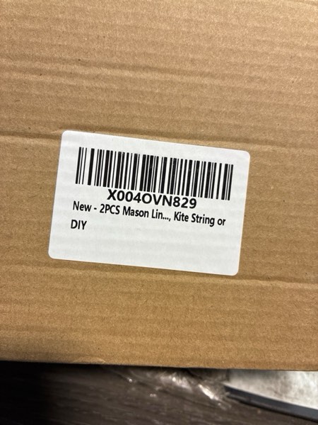 Condition photo showing New/Like New for 2PCS Mason Line with Handle,Twisted 540 FT #18 Braided Nylon Mason String with 10 Built-in Levels and Spool Construction Line,String Level Line Kit for Gardening Or Masonry Tools, Kite String or DIY