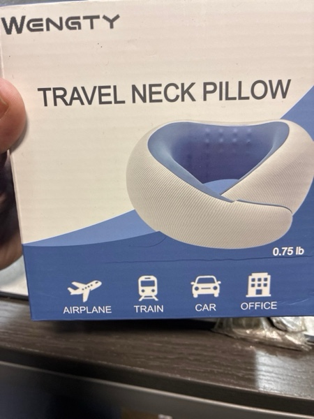 Condition photo showing New/Like New for Neck Pillow for Traveling,Travel Neck Pillow for Airplanes,Pure Memory Foam,Neck Pain Relief,Ergonomic Support for Long Flight