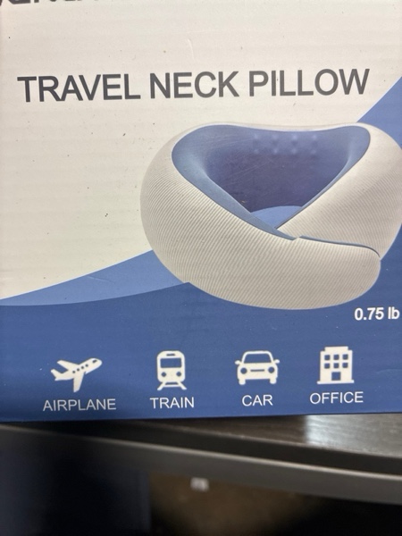 Condition photo showing New/Like New for Neck Pillow for Traveling,Travel Neck Pillow for Airplanes,Pure Memory Foam,Neck Pain Relief,Ergonomic Support for Long Flight