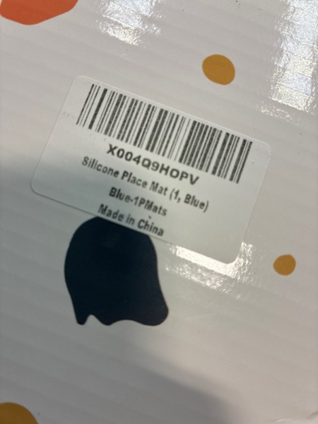 Condition photo showing New/Like New for Baby Silicone Mat with Stainless Steel Divided Plate – Non-Slip Suction Base & 4 Straps to Secure Baby Essentials, BPA-Free Self Feeding Placemat for Infants Toddlers High Chair & Dining Table 1 Blue