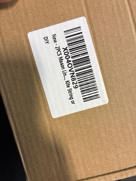 Condition photo showing New/Like New for 2PCS Mason Line with Handle,Twisted 540 FT #18 Braided Nylon Mason String with 10 Built-in Levels and Spool Construction Line,String Level Line Kit for Gardening Or Masonry Tools, Kite String or DIY