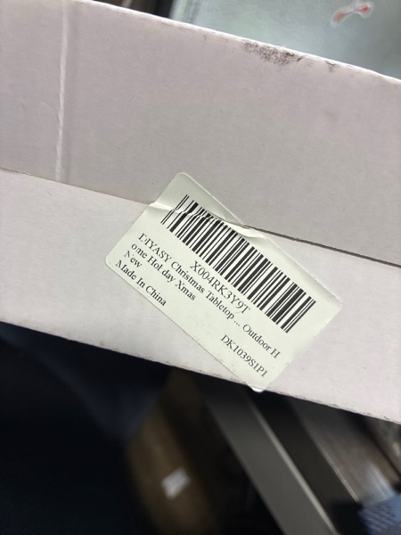 Condition photo showing New/Like New for DIYASY Christmas Tabletop LED Lighted Decorations, Wooden Table Centerpiece Decor Rustic Farmhouse Signs Xmas Tree Décor Winter Holiday Block Holiday Indoor Outdoor Room Party