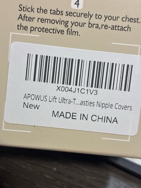 Condition photo showing New/Like New for APOWUS Sticky Bra Push Up,Adhesive Bras, Nipple Covers with Lift for Backless Strapless Dress 02