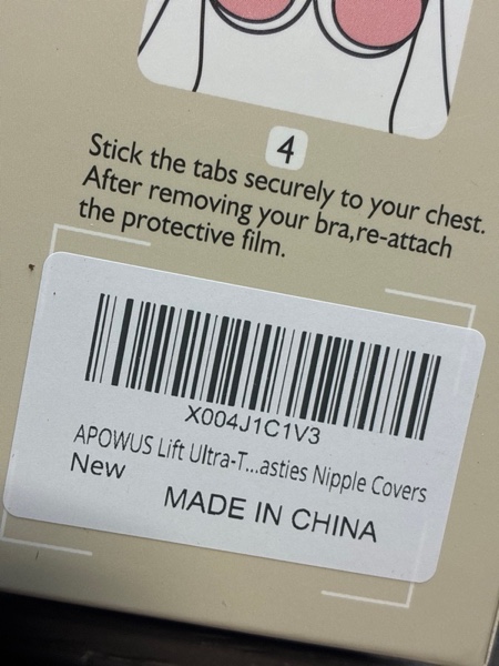 Condition photo showing New/Like New for APOWUS Sticky Bra Push Up,Adhesive Bras, Nipple Covers with Lift for Backless Strapless Dress 02