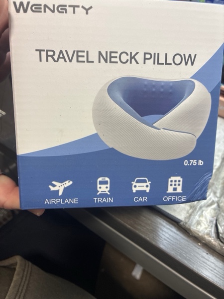 Condition photo showing New/Like New for Neck Pillow for Traveling,Travel Neck Pillow for Airplanes,Pure Memory Foam,Neck Pain Relief,Ergonomic Support for Long Flight