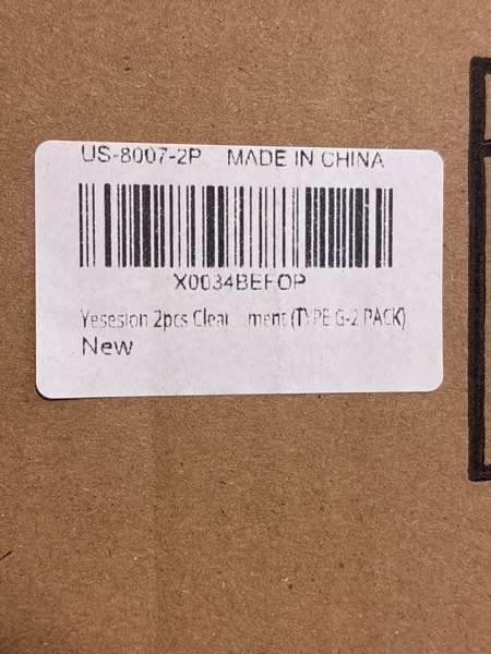 Condition photo showing New/Like New for Yesesion 2pcs Clear Plastic Cable Organizer Boxes with Adjustment Compartments, Desk Accessories Storage Case with Lid and 20 Wire Ties for Drawer, Office Supply, Electronic Management