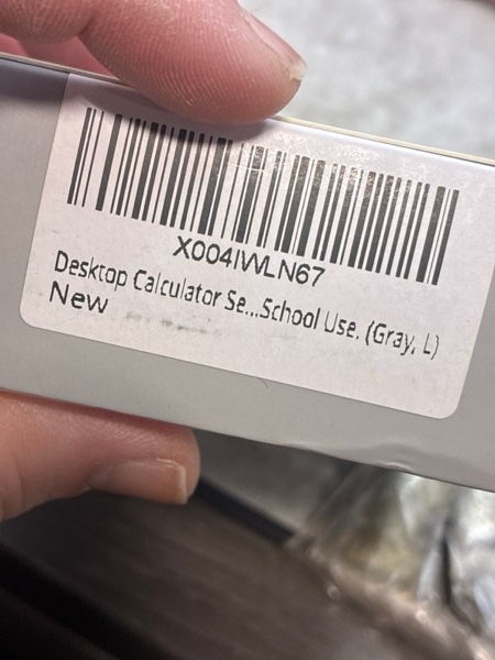 Condition photo showing New/Like New for 12 Digits Desktop Calculator with Large LCD Display and Sensitive Button, for Home, Office, School, Class and Business, 4 Function Basic Calculators for Desk Gray&Random Color L 6 Pcs