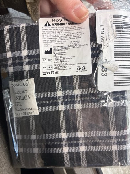 Condition photo showing New/Like New for Roylvan Adult Bibs, 3 Pcs Washable Clothing Protector with Crumb Catcher, Reusable Waterproof Large Feeding Adult Bibs