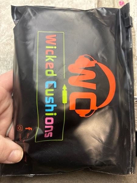 Condition photo showing New/Like New for WC Freeze for Arctis Nova - Hybrid Fabric Cooling Gel Replacement Earpads for Arctis Nova Pro Wired, Nova 7, 5, 4, 3, 1 - Made by Wicked Cushions (Does Not Fit Nova Pro Wireless) | 90's Black