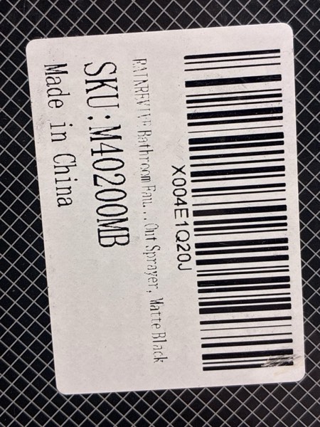 Condition photo showing New/Like New for Bathroom Faucet with Pull Out Sprayer, 4 Inch Centerset 3 Hole Pull Out Bathroom Sink Faucet, with Pop Up Drain and Supply Hoses, Matte Black