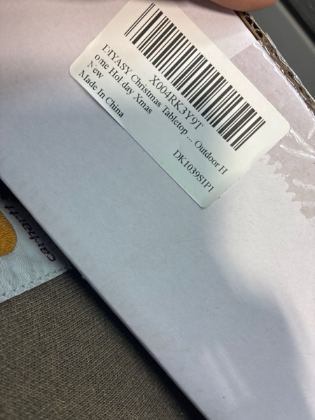 Condition photo showing New/Like New for DIYASY Christmas Tabletop LED Lighted Decorations, Wooden Table Centerpiece Decor Rustic Farmhouse Signs Xmas Tree Décor Winter Holiday Block Holiday Indoor Outdoor Room Party