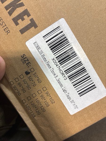 Condition photo showing New/Like New for Home Fleece Twin 50x70 Inches Blanket for Couch, Bed, TV, Party, and Gift - 3D Jacquard Decorative Blankets - Cozy Soft Blanket, All Seasons, Flower Light Taupe, 50"x70" Flower Light Taupe 50" x 70"