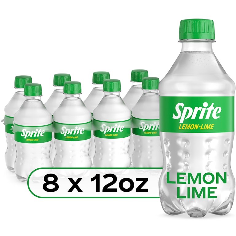 Sprite Lemon Lime Diet Soda Pop Soft Drinks, 12 fl oz, 8 Pack